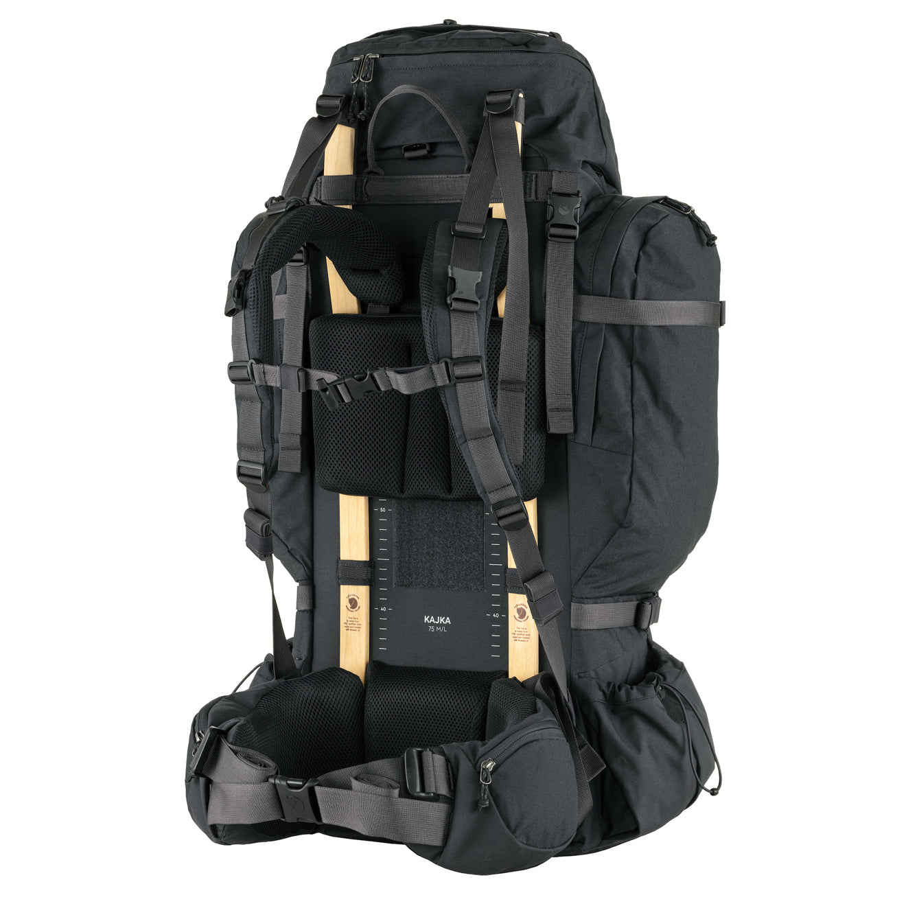 Fjallraven Kajka 75 M/L Coal Black - The Sporting Lodge