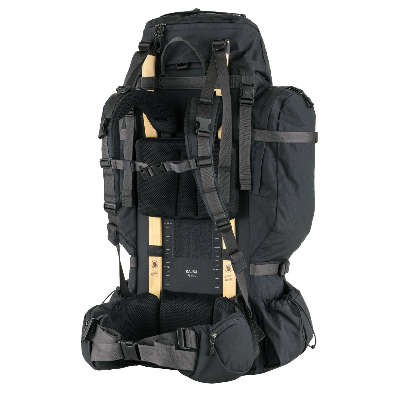 Fjallraven Kajka 75 M/L Coal Black - The Sporting Lodge