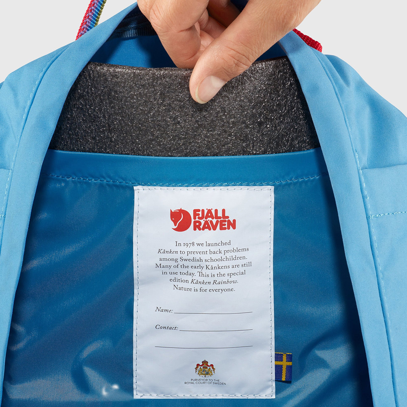 Fjallraven Kanken Rainbow Mini Chalk Rose / Rainbow - The Sporting Lodge