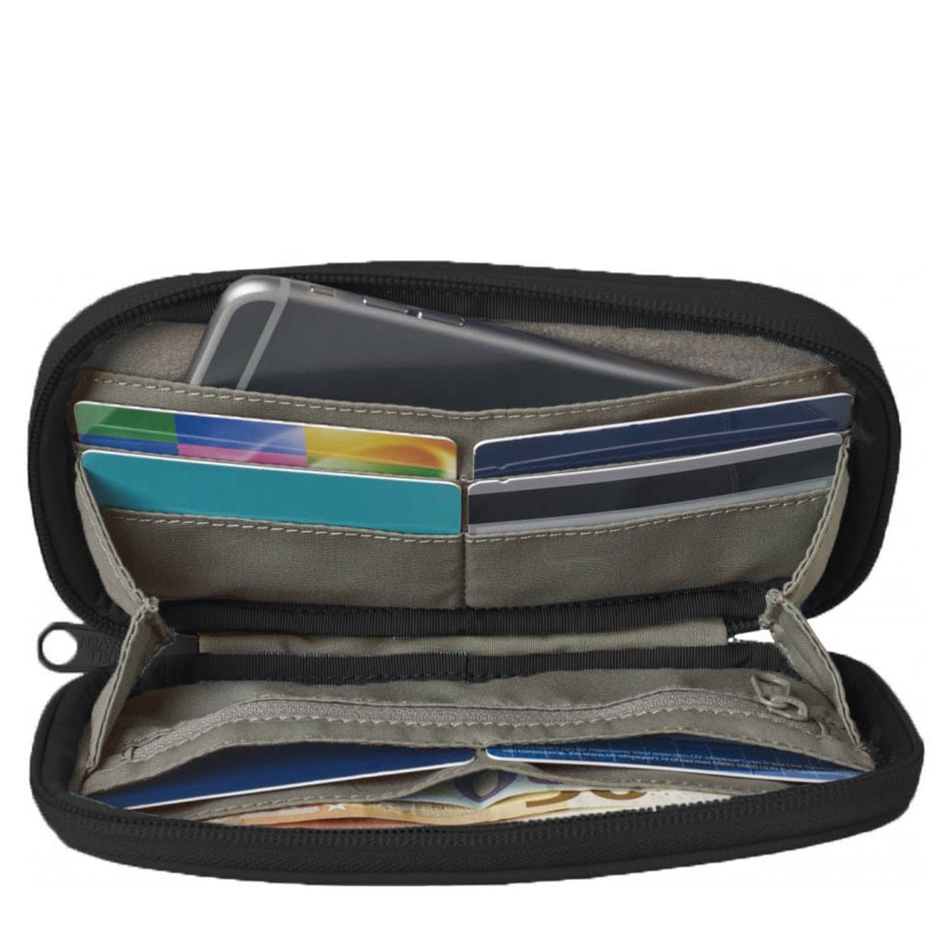 Fjallraven Kanken Travel Wallet Black - The Sporting Lodge