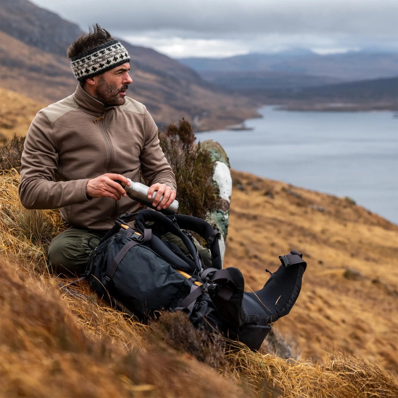 Fjallraven Keb Fleece Dark Navy - The Sporting Lodge