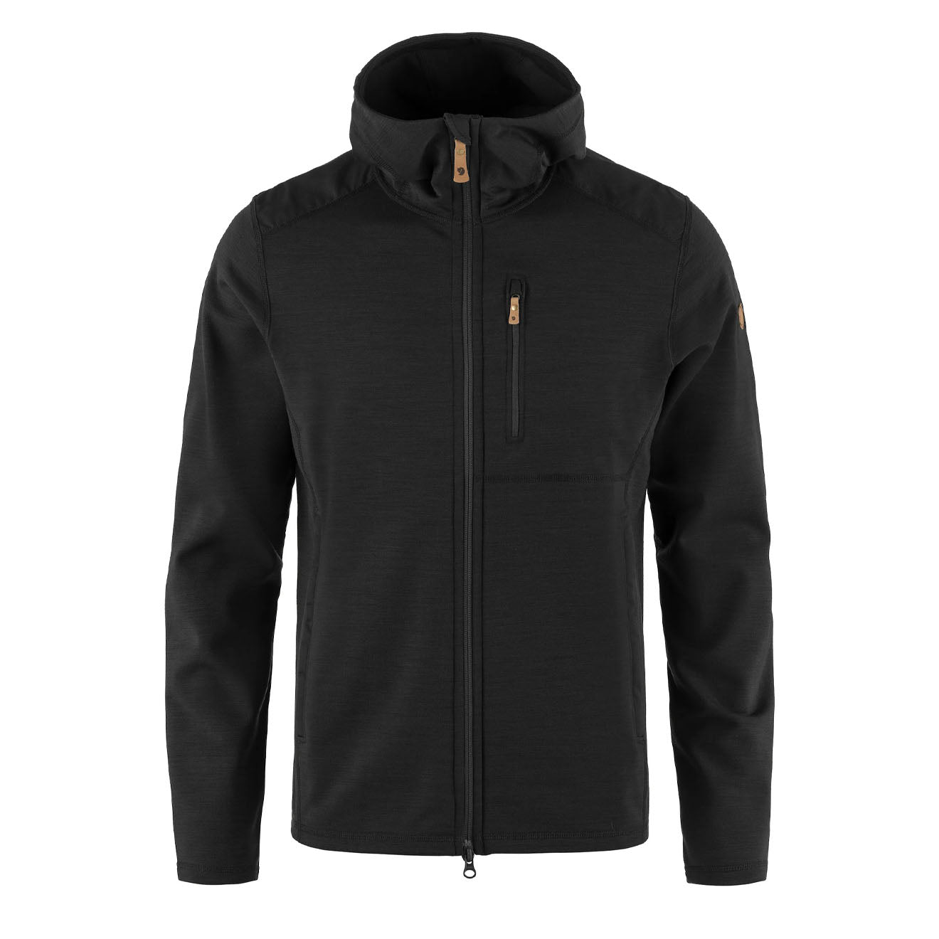 Fjallraven Keb Fleece Hoodie Black - The Sporting Lodge