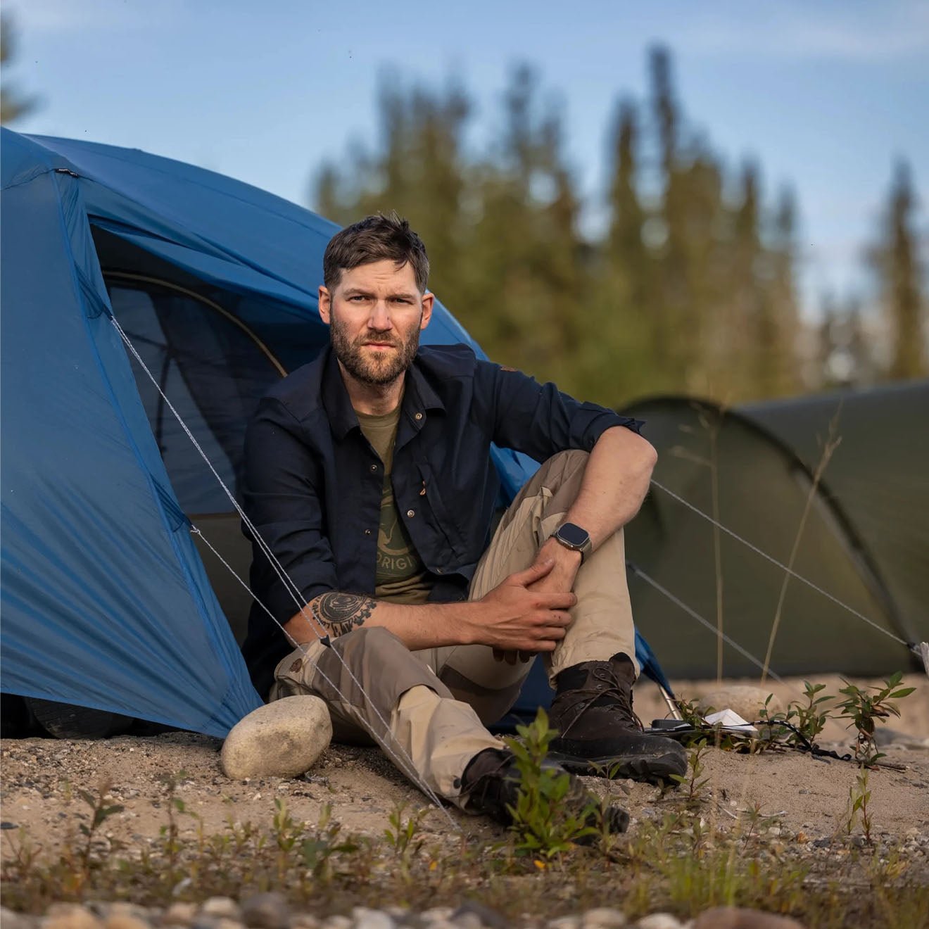 Fjallraven Keb Trekking Shirt LS Dark Navy-Dark Navy - The Sporting Lodge