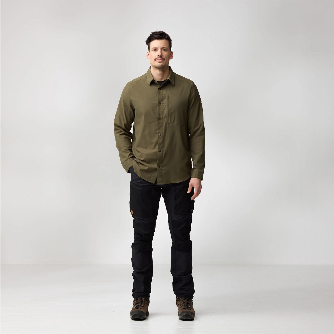 Fjallraven Keb Trekking Shirt LS Laurel Green-Laurel Green - The Sporting Lodge