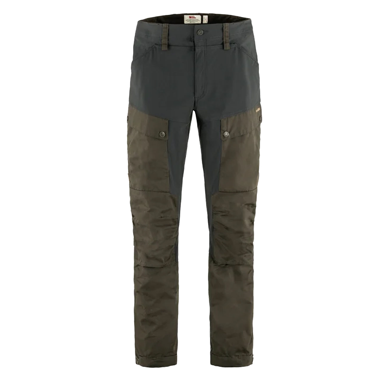 Fjallraven Keb Trousers Reg Leg Dark Olive / Dark Grey - The Sporting Lodge