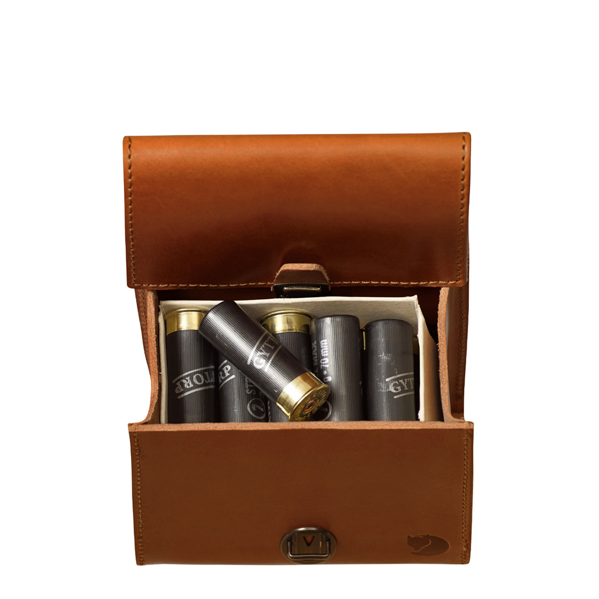 Fjallraven Leather Cartridge Bag Cognac