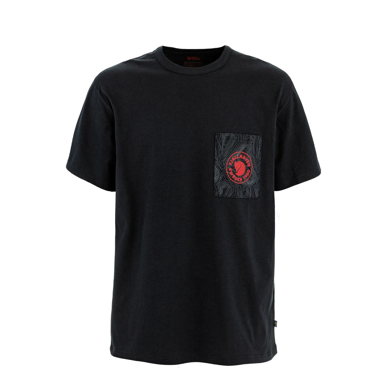 Fjallraven Logo Pocket T-Shirt Black