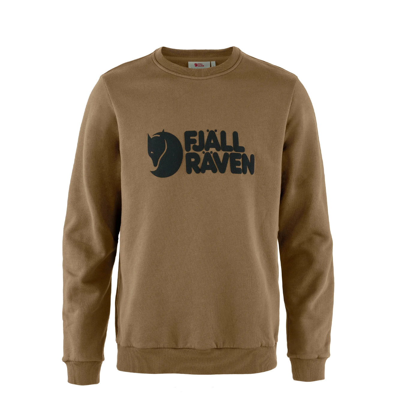 Fjallraven Logo Sweater Wood Brown