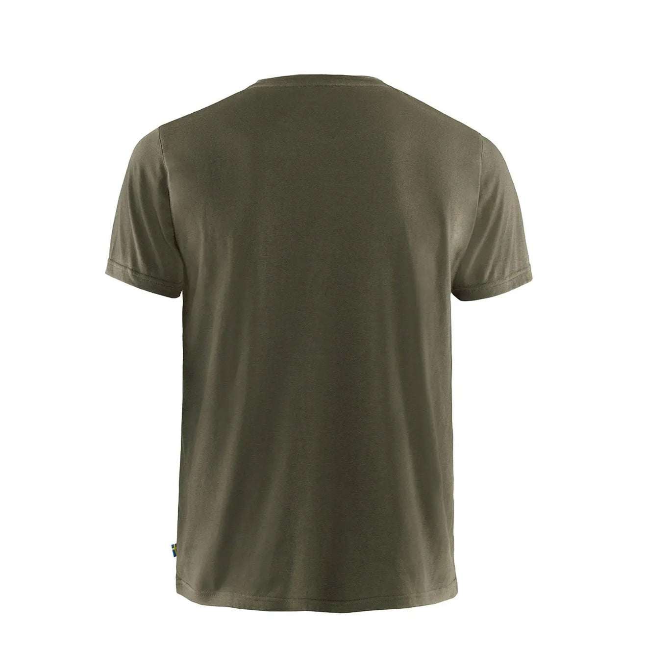 Fjallraven Logo T-Shirt Dark Olive - The Sporting Lodge