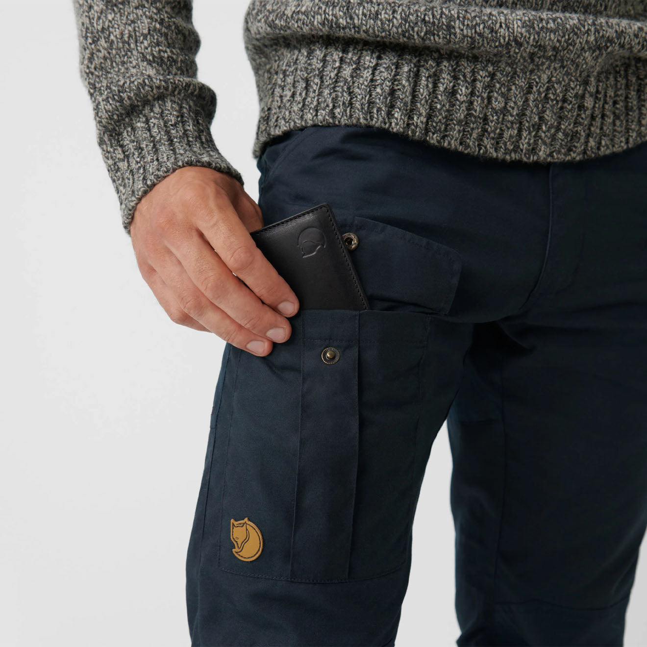 Fjallraven Nils Trousers Long Dark Navy - The Sporting Lodge