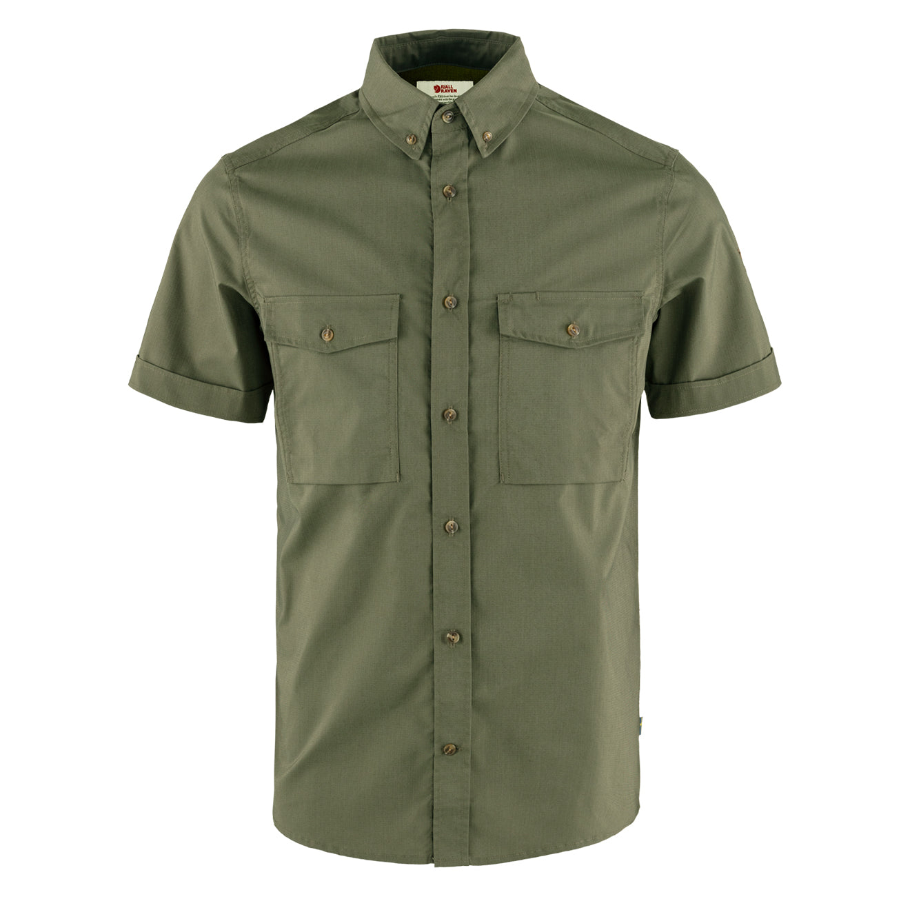 Fjallraven Ovik Air Stretch SS Shirt Laurel Green - The Sporting Lodge