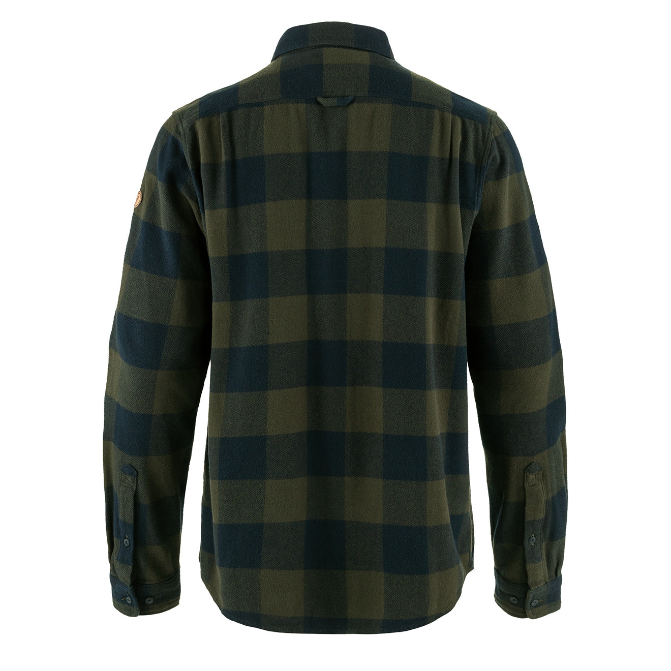 Fjallraven Ovik Heavy Flannel Shirt Deep Forest / Dark Navy - The Sporting Lodge