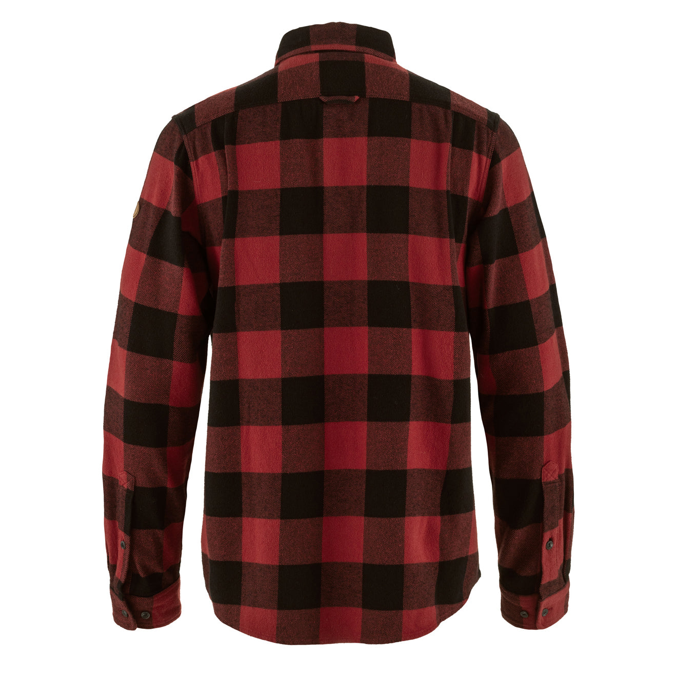 Fjallraven Ovik Heavy Flannel Shirt Red / Black - The Sporting Lodge