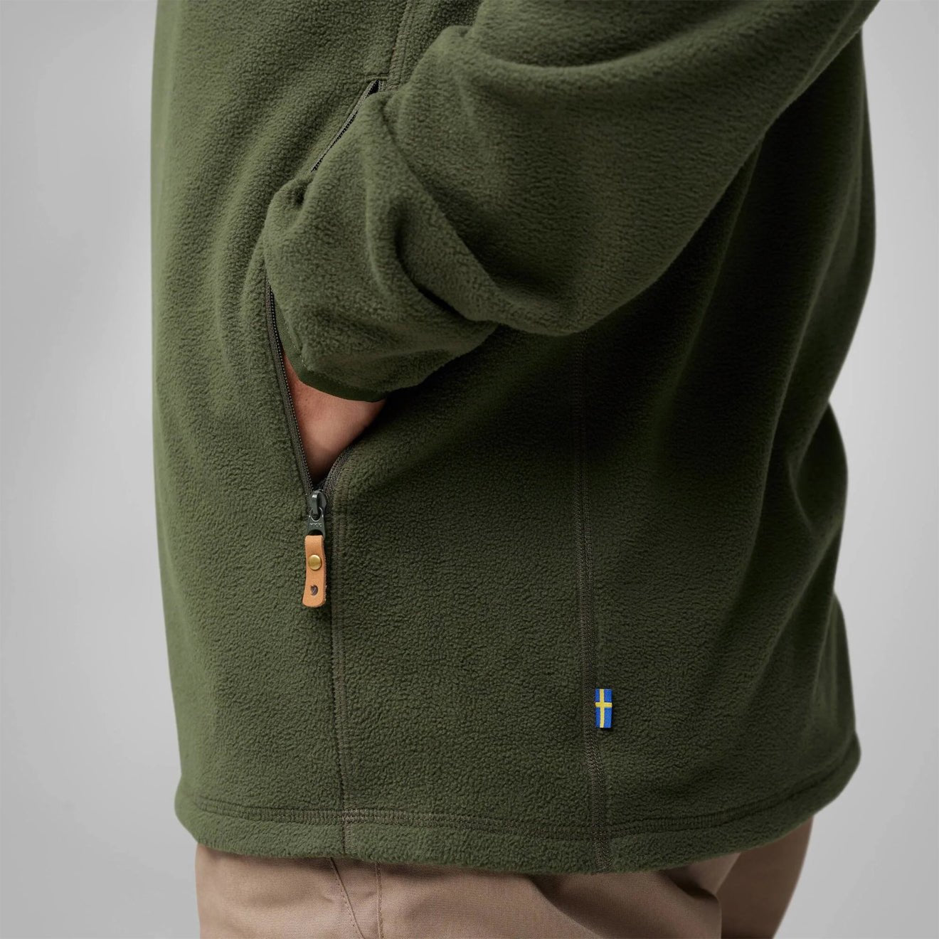 Fjallraven Ovik Lite Fleece Jacket Deep Forest - The Sporting Lodge