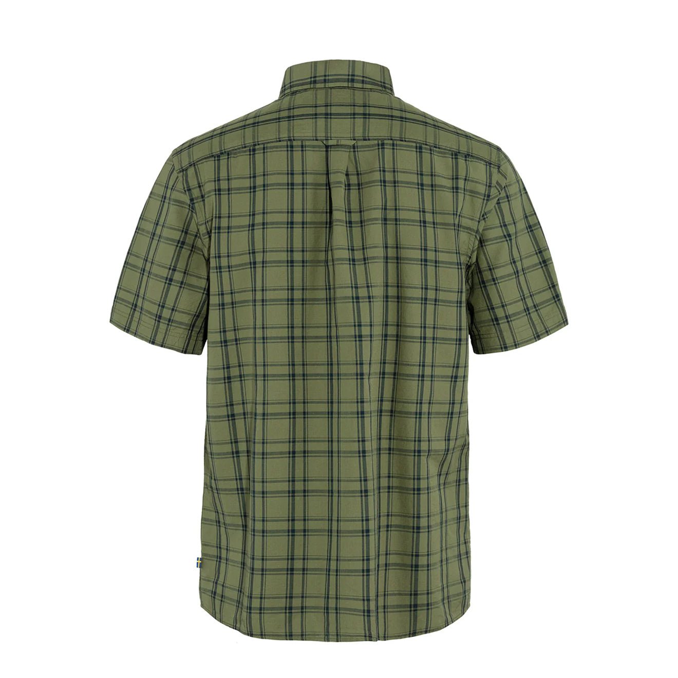 Fjallraven Ovik Lite Shirt SS Green-Dark Navy - The Sporting Lodge