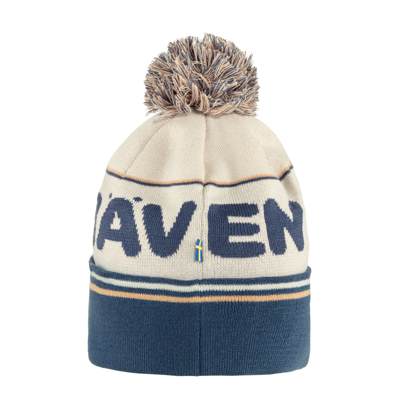 Fjallraven Pom Hat Chalk White / Indigo Blue