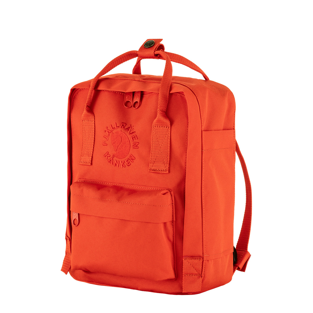 Fjallraven Re-Kanken Mini Backpack Flame Orange - The Sporting Lodge