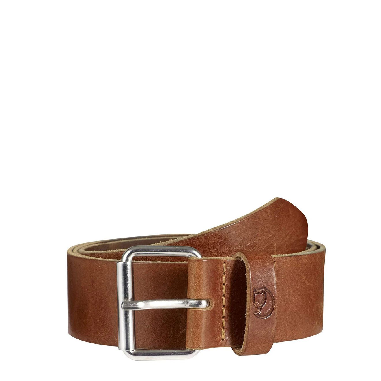 Fjallraven Singi Belt 4cm Leather Cognac - The Sporting Lodge