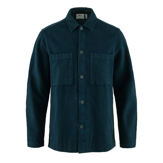 Fjallraven Singi Flannel Overshirt Dark Navy - The Sporting Lodge