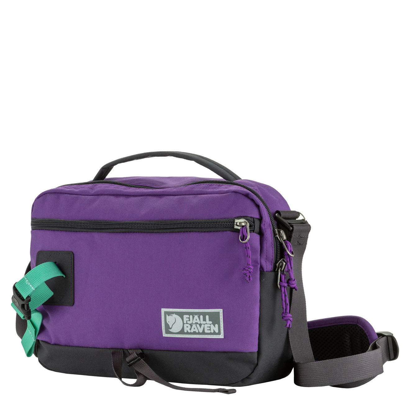 Fjallraven Vardag Shoulder Bag 6 Violette Coal Black - The Sporting Lodge
