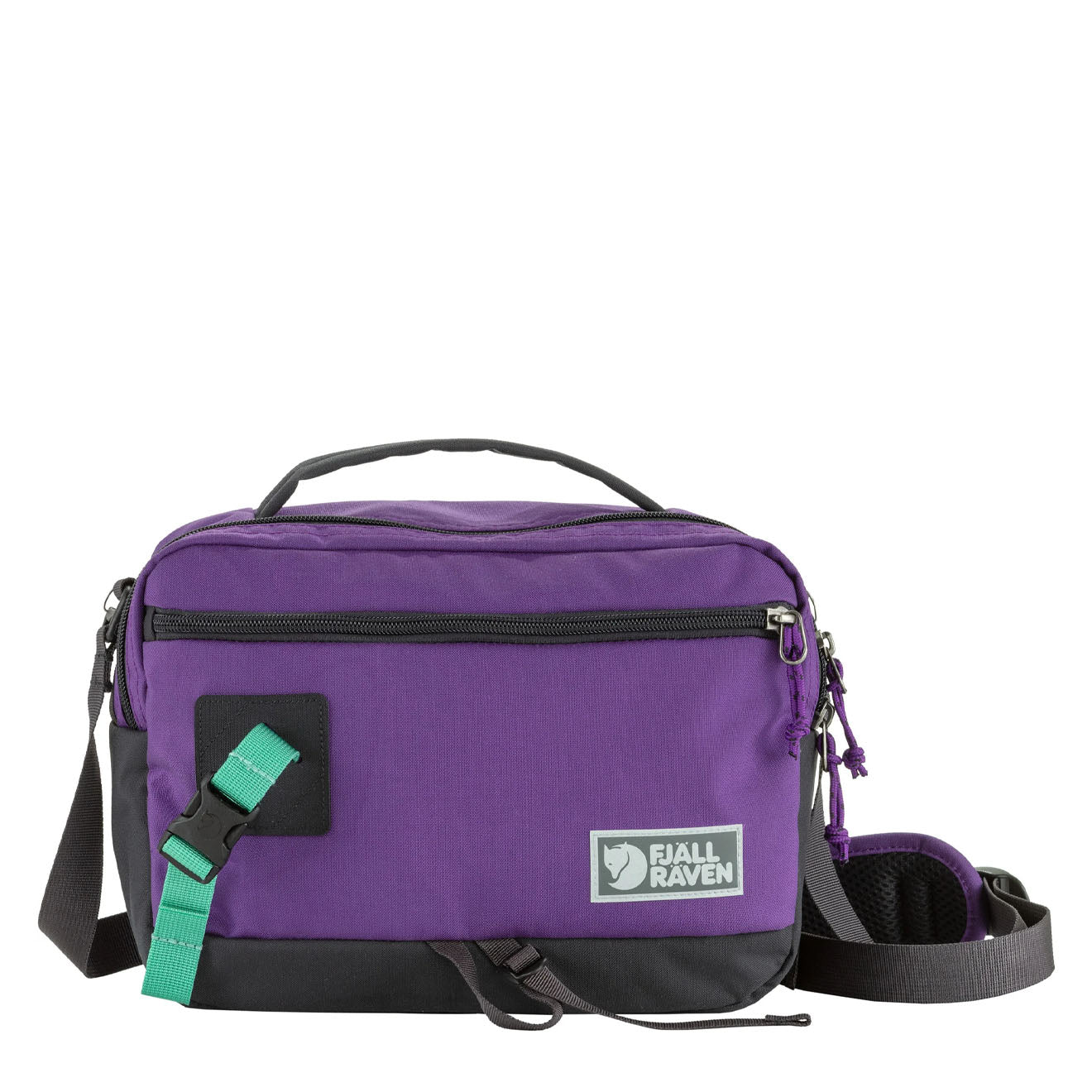 Fjallraven Vardag Shoulder Bag 6 Violette Coal Black - The Sporting Lodge