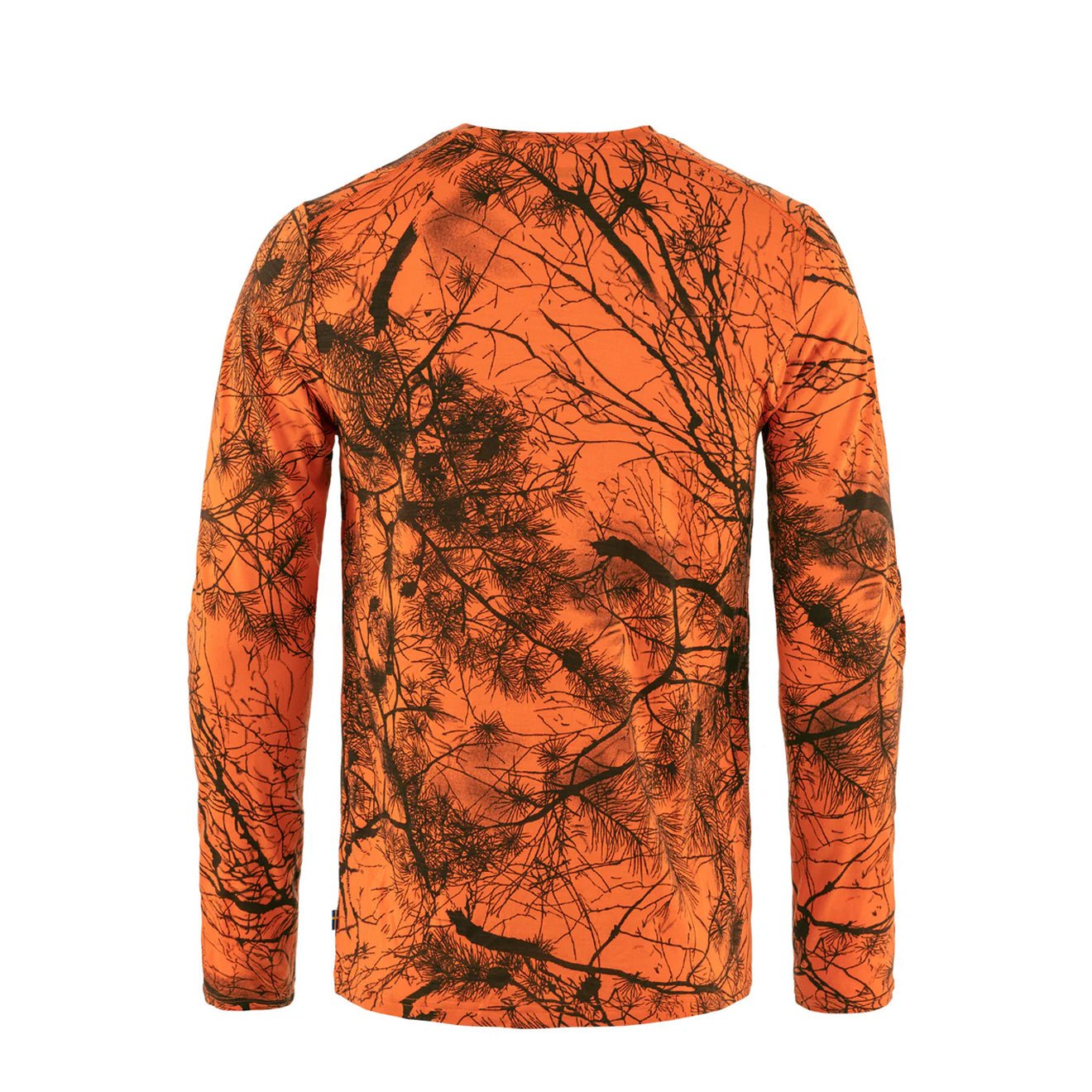 Fjallraven Varmland Wool LS Orange Multi Camo - The Sporting Lodge