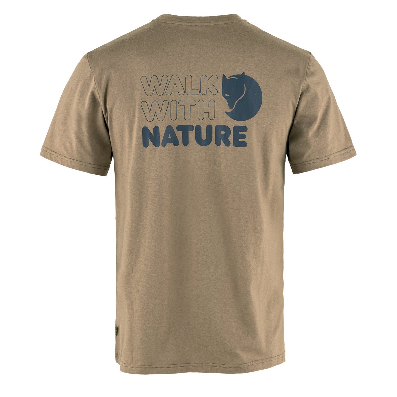 Fjallraven Walk With Nature T-Shirt Suede Brown - The Sporting Lodge