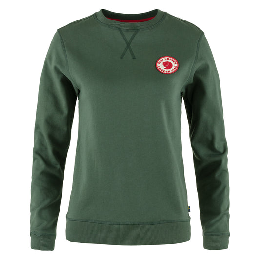 Fjallraven Womens 1960 Logo Badge Sweater Deep Patina