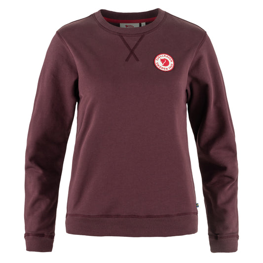 Fjallraven Womens 1960 Logo Badge Sweater Port - The Sporting Lodge