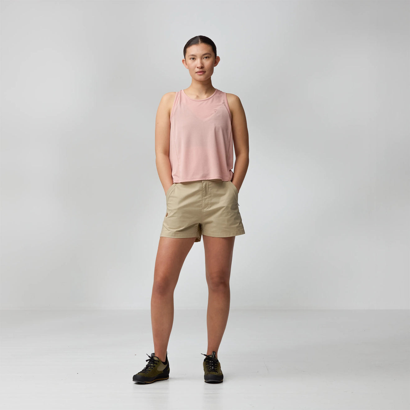 Fjallraven Womens Abisko Hike Shorts Fossil