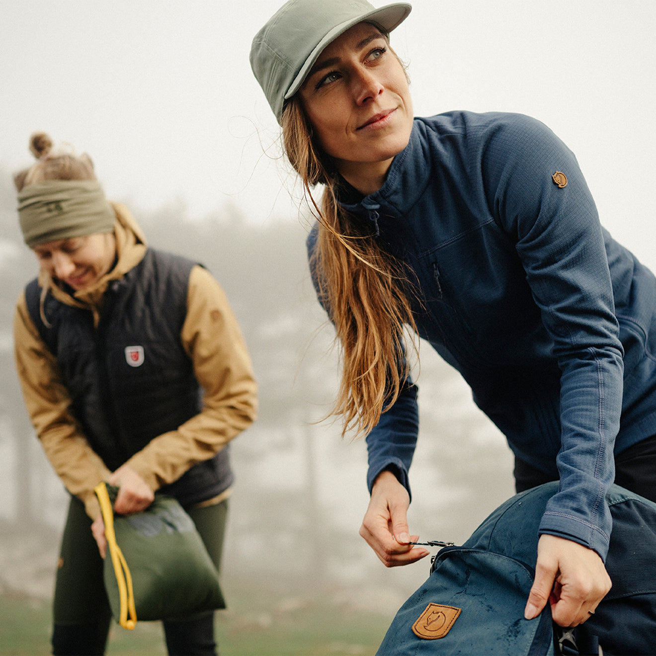 Fjallraven Womens Abisko Lite Fleece Jacket Dark Navy