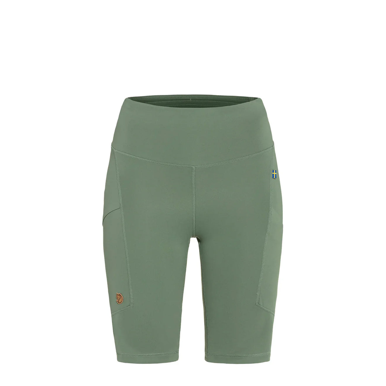 Fjallraven Womens Abisko Short Tights Patina Green - The Sporting Lodge