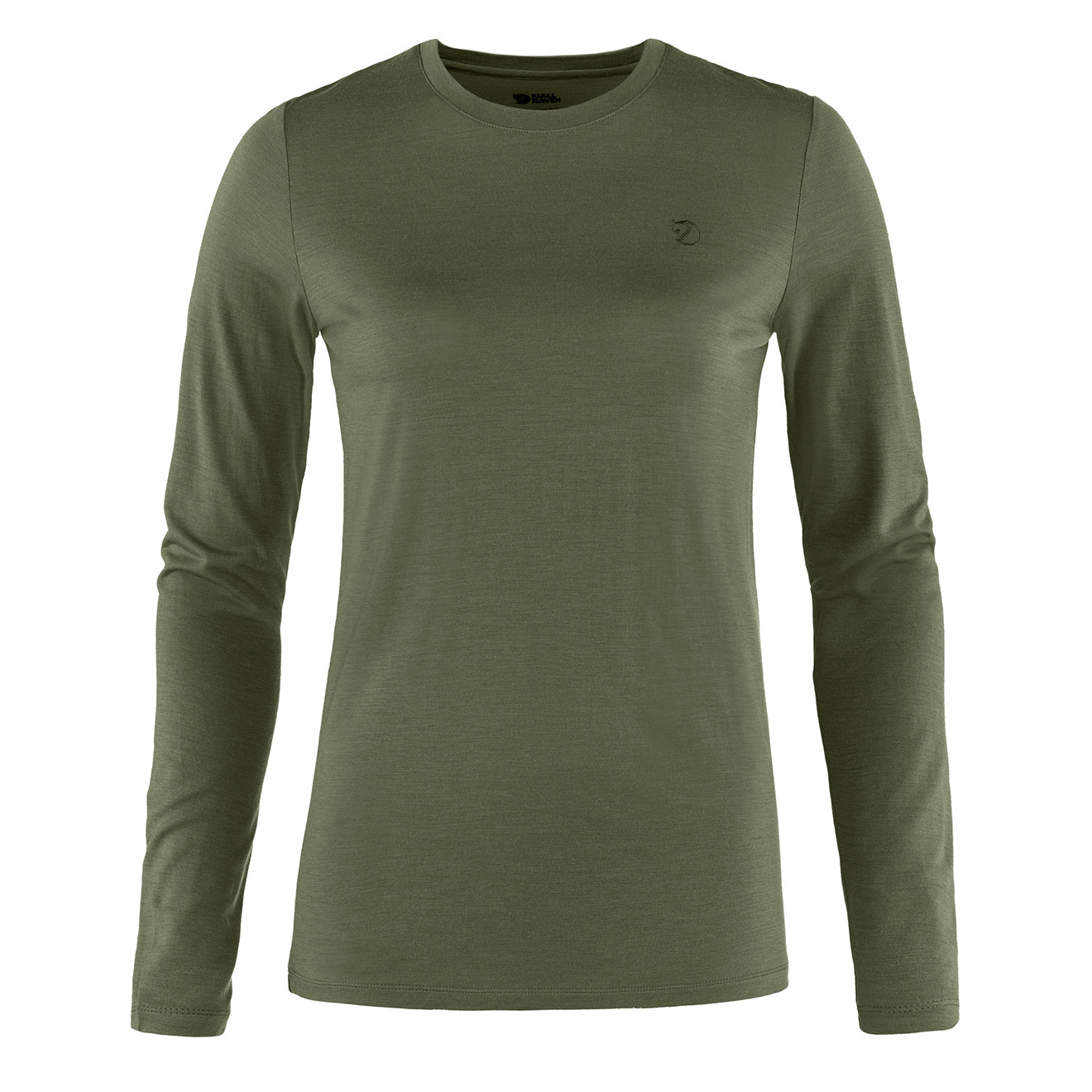 Fjallraven Womens Abisko Wool LS Laurel Green - The Sporting Lodge