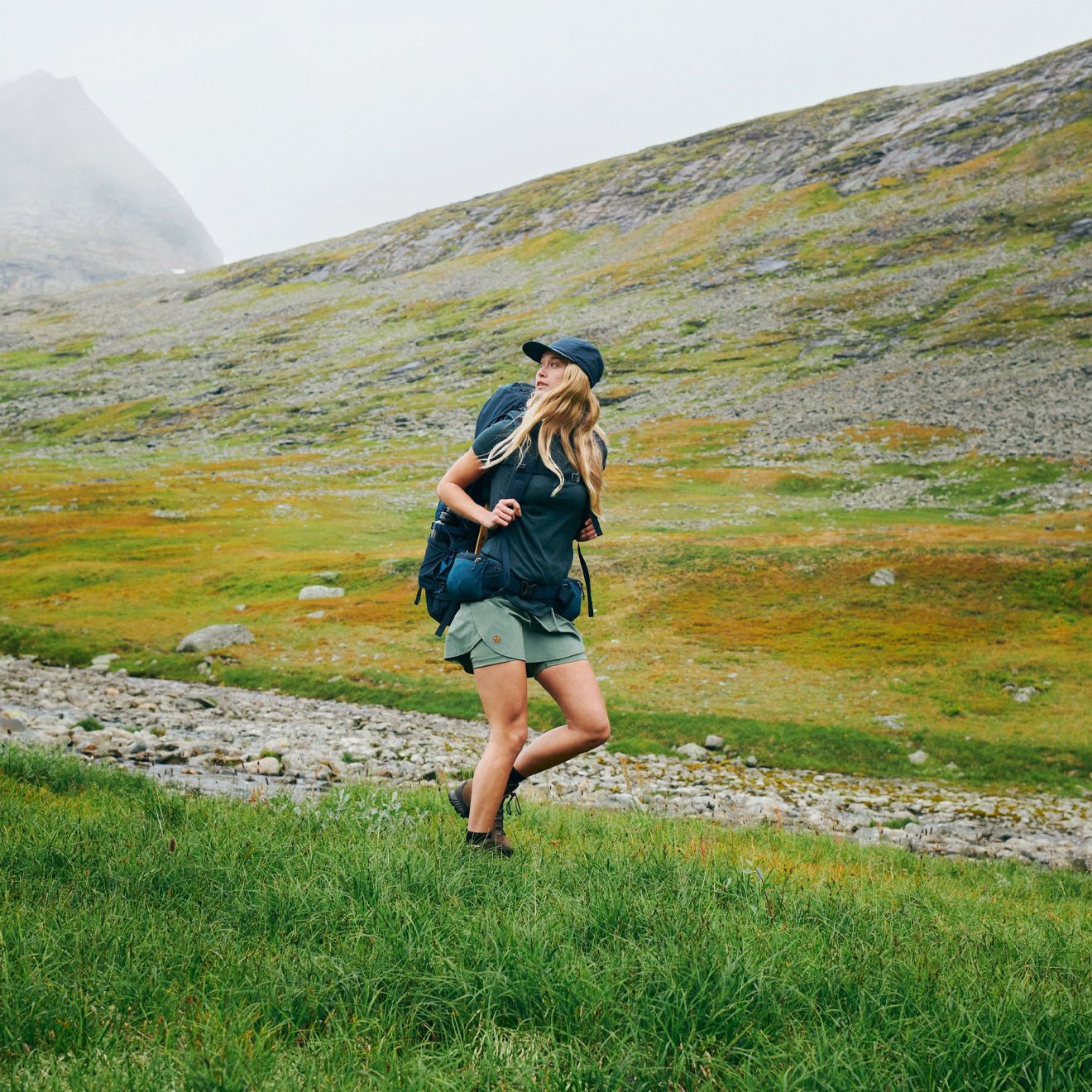 Fjallraven Womens Abisko Wool SS Black - The Sporting Lodge