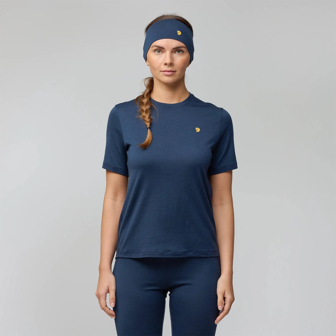 Fjallraven Womens Bergtagen Merino 190 S/S Tee Black - The Sporting Lodge