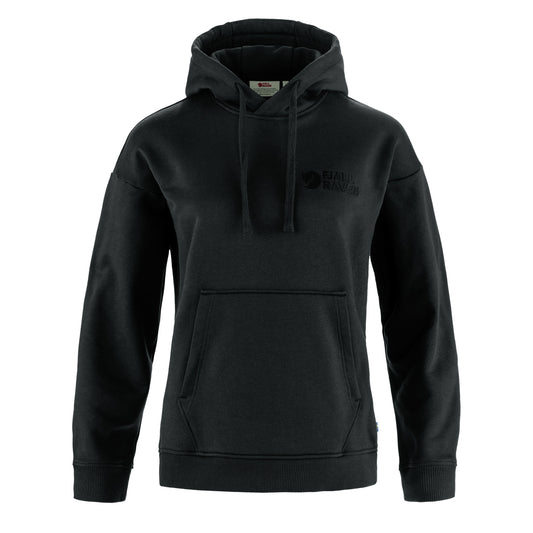 Fjallraven Womens Classic Hoodie Black - The Sporting Lodge