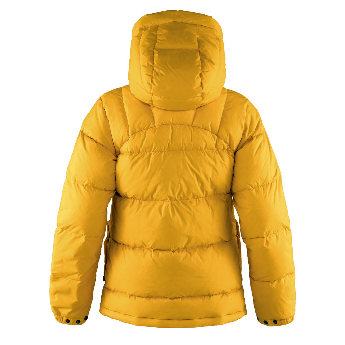 Fjallraven Womens Expedition Down Lite Jacket Mustard Yellow / UN Blue - The Sporting Lodge