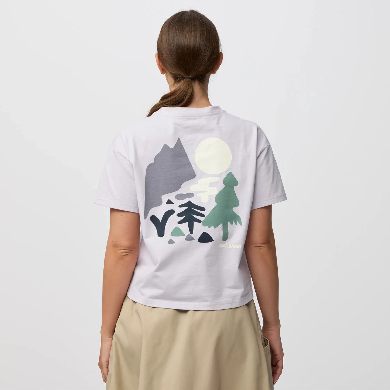 Fjallraven Womens Forest Walk T-shirt Lavender Mist