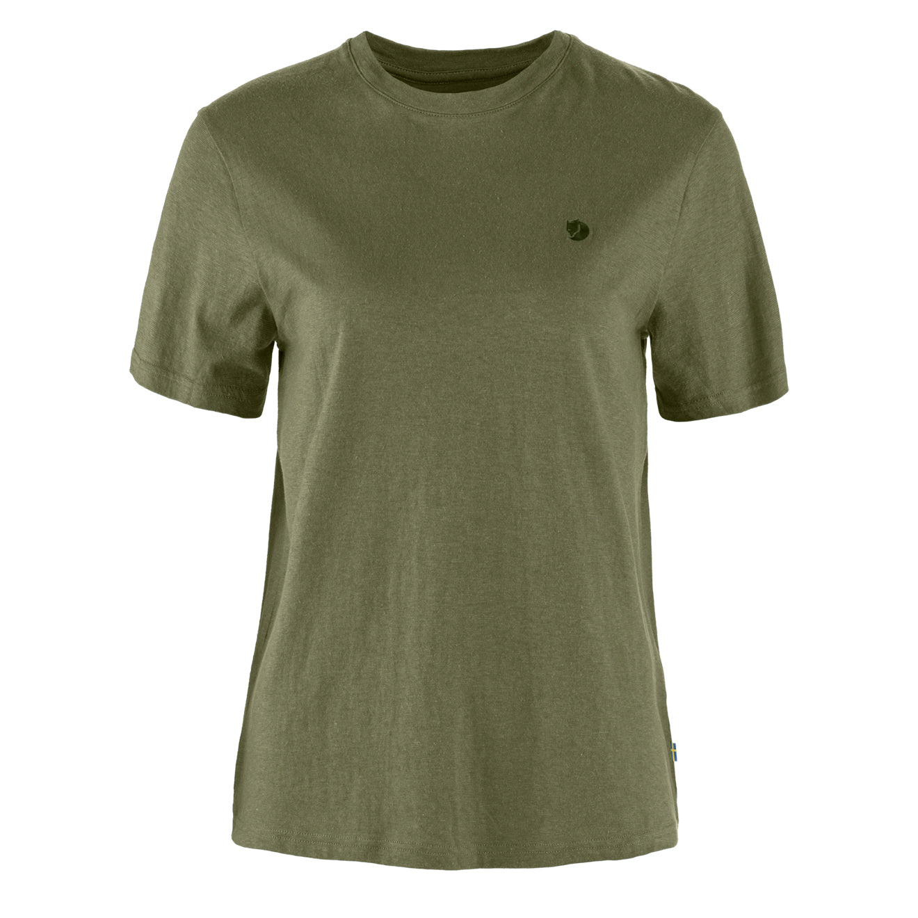 Fjallraven Womens Hemp Blend T-shirt Green - The Sporting Lodge
