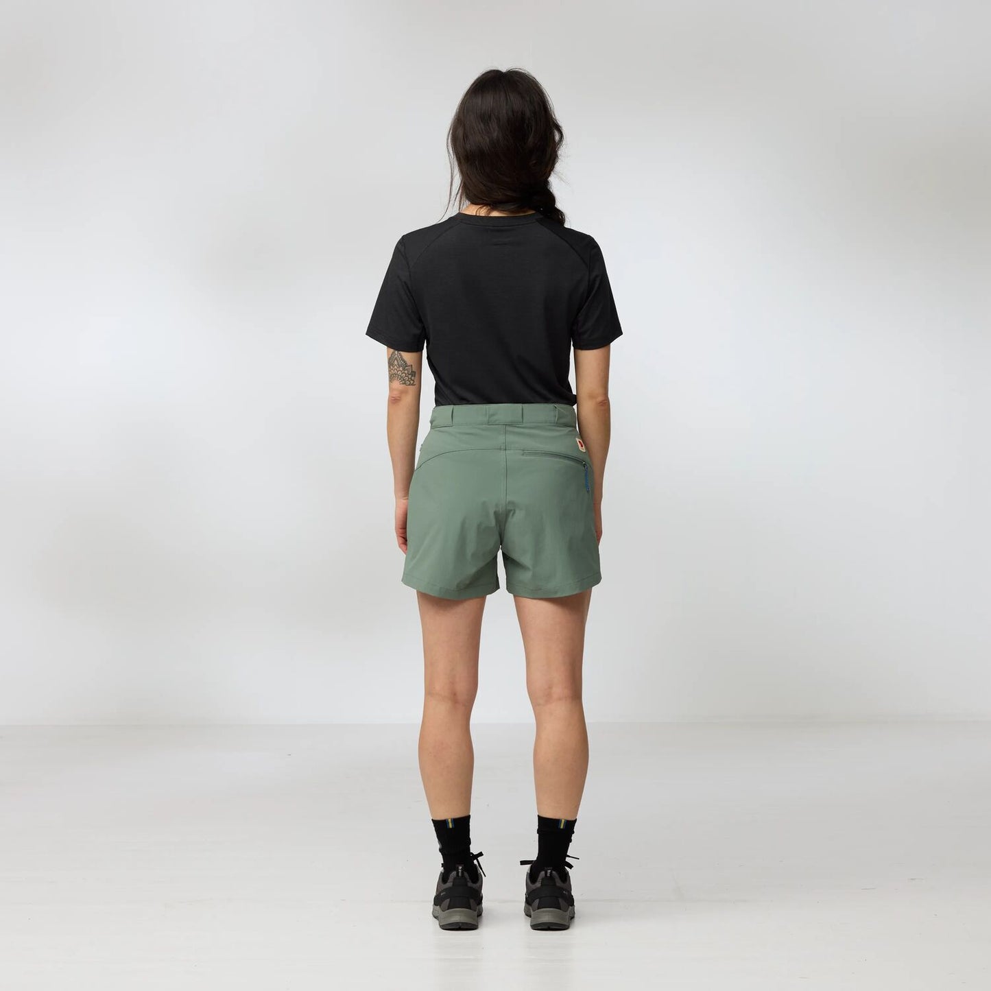 Fjallraven Womens High Coast Lite Shorts Black