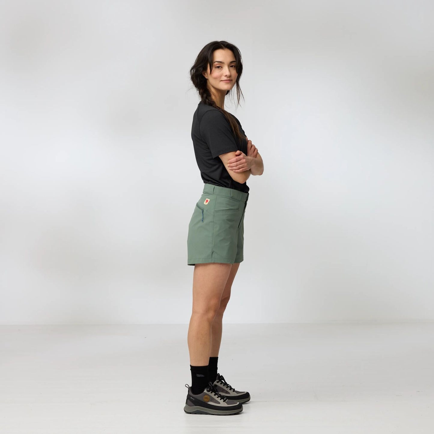 Fjallraven Womens High Coast Lite Shorts Black