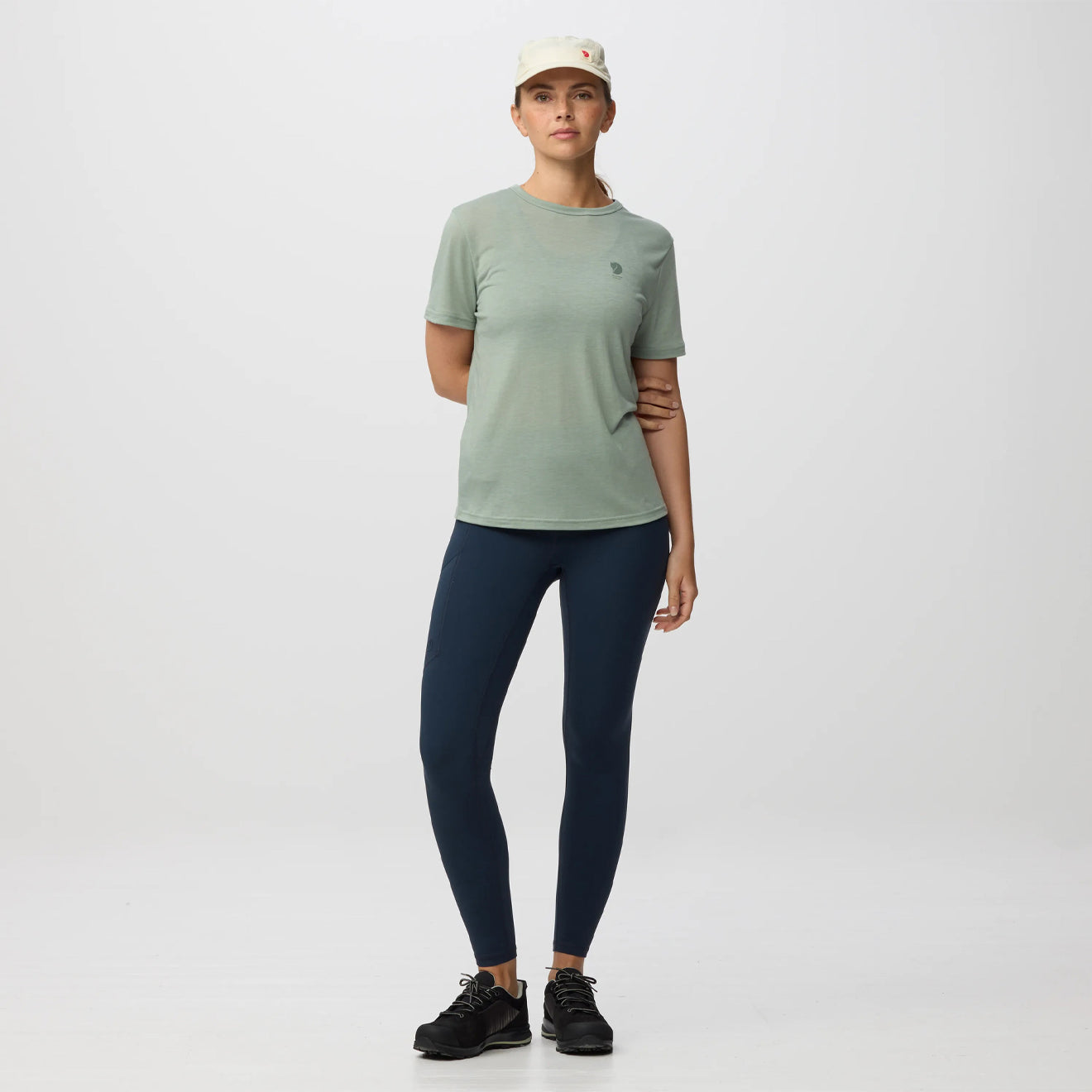 Fjallraven Womens High Coast SS T-shirt Eggshell