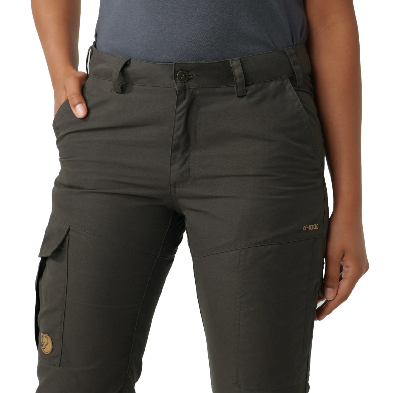 Fjallraven Womens Karla Pro Trousers Dark Olive - The Sporting Lodge