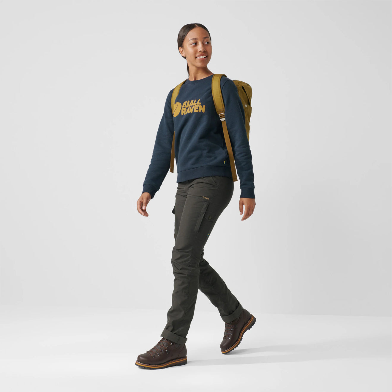 Fjallraven Womens Karla Pro Trousers Dark Olive - The Sporting Lodge