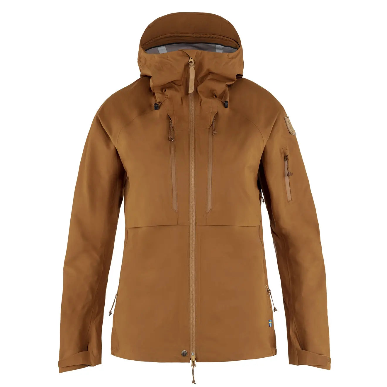 Fjallraven Womens Keb Eco Shell Jacket Chestnut - The Sporting Lodge
