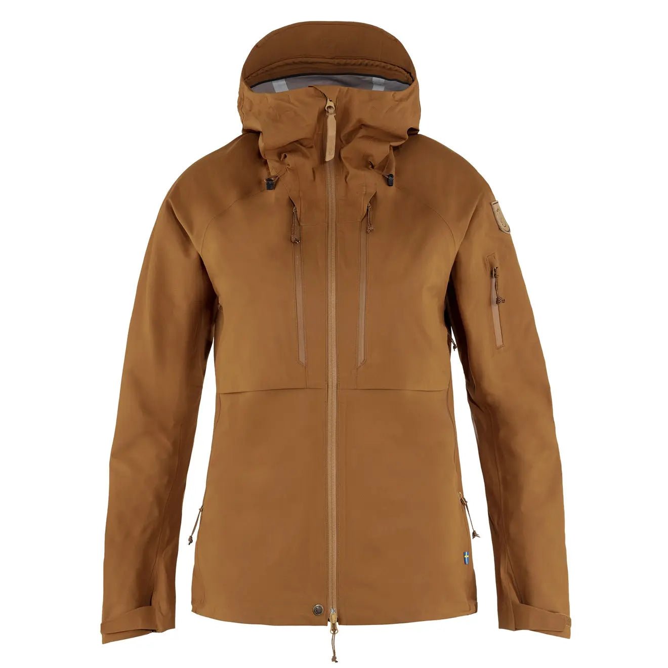 Fjallraven Womens Keb Eco Shell Jacket Chestnut - The Sporting Lodge