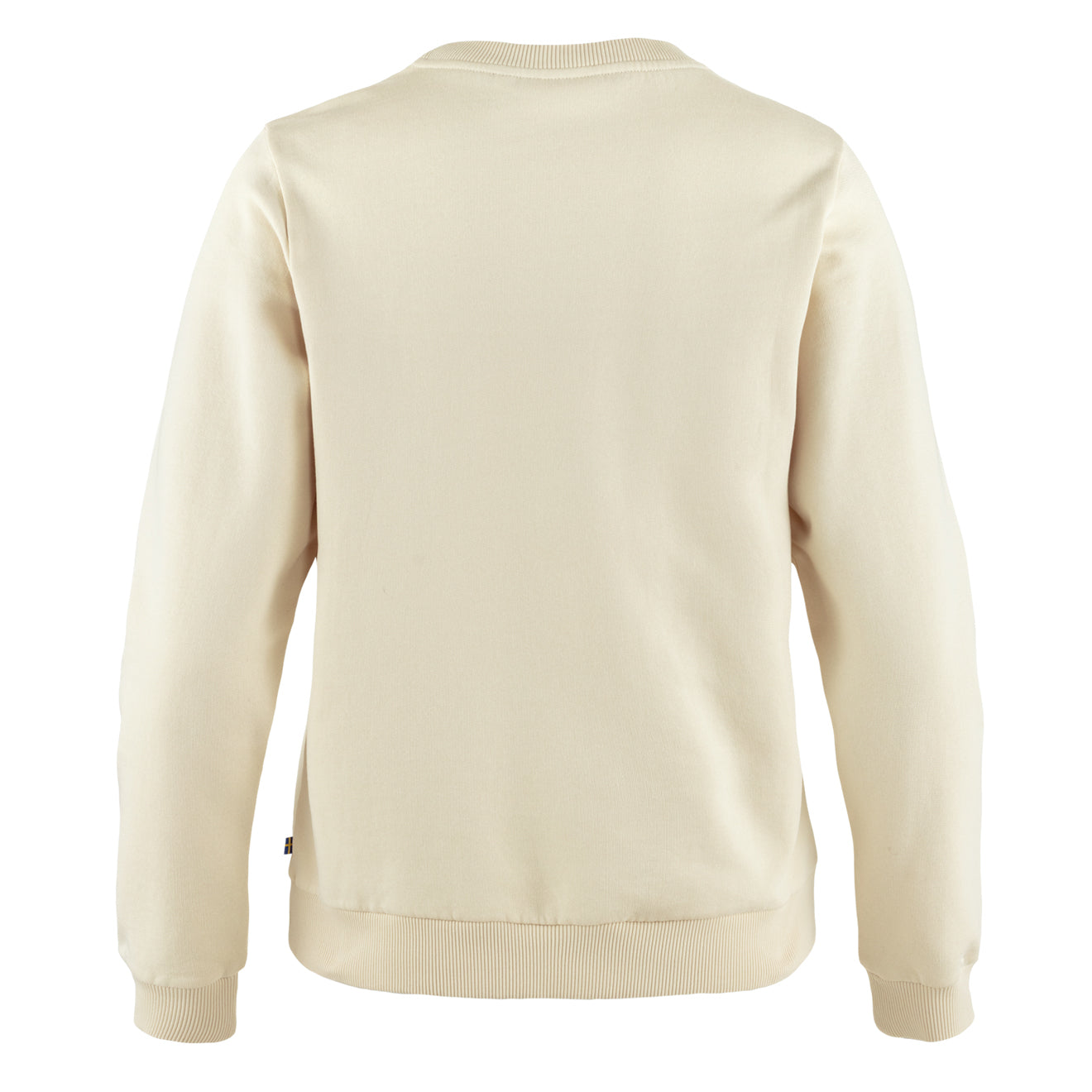 Fjallraven Womens Logo Sweater Chalk White / Flame Orange - The Sporting Lodge