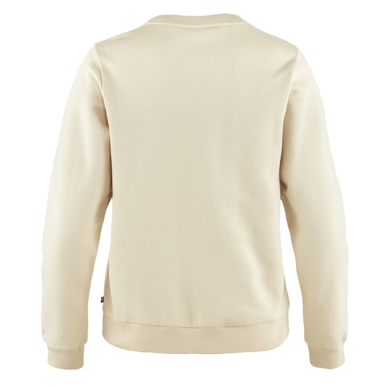 Fjallraven Womens Logo Sweater Chalk White / Flame Orange - The Sporting Lodge
