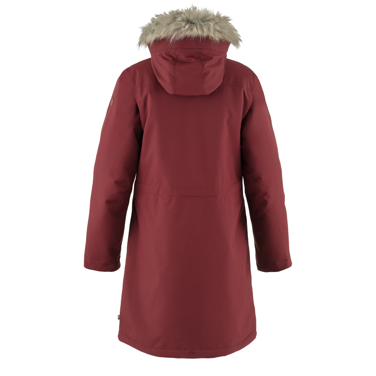 Fjallraven Womens Nuuk Lite Parka Bordeaux Red - The Sporting Lodge