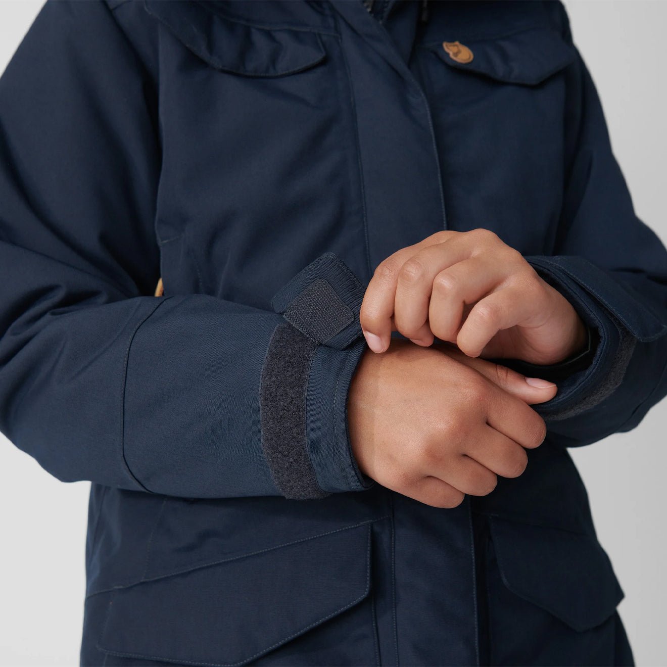 Fjallraven Womens Nuuk Parka Dark Navy - The Sporting Lodge